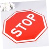 CHILDWEET 1pc Stop Traffic Sign Notice for Use Border for