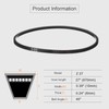 QUARKZMAN Z-27 Z Type V-Belt 670mm/27" Inner Length x 0.39"