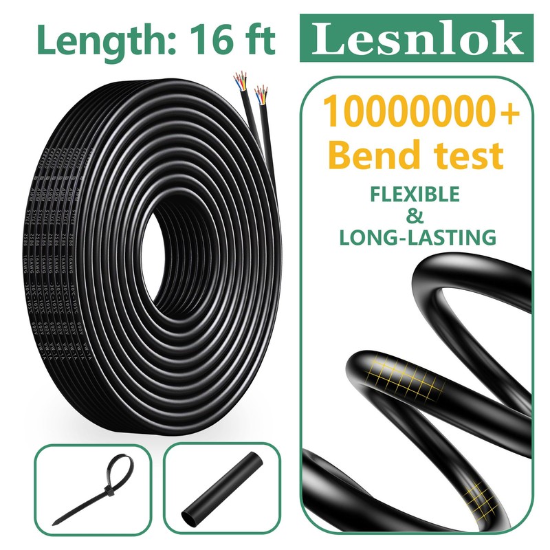 16 Gauge Wire 7 Conductor,16 AWG Electrical Wire Stranded PVC