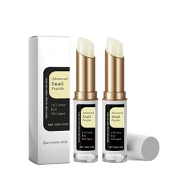 Barras de Crema para Ojos con Péptidos de Caracol Avanzados y Colágeno firming cream - Combate Envejecimiento, Líneas Finas, Bolsas y Ojeras - Fórmula Anti Edad Firme y Hidratante - 3g (2PCS)