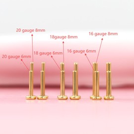 FANSING Cartilage Earring Tragus Stud Trio CZ Stone Flat Back Earring for Helix Conch Internally Threaded Labret Stud Diamond 16 Gauge 6mm