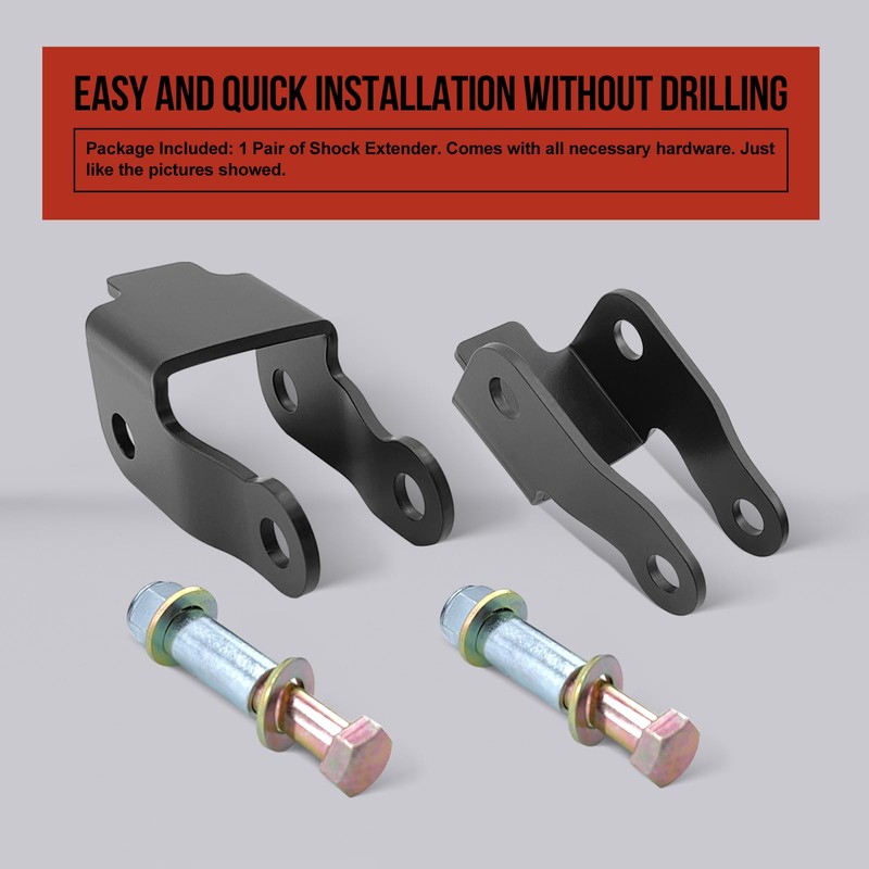 4"-6" Shock Extenders Fit Silverado Sierra 1500, Shock Extension Kit