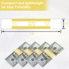 NUCOUN Currency Band Bundles,Self-Adhesive,Money Bands for Cash,Bills Currency Straps,Organizer Dollar,$1000