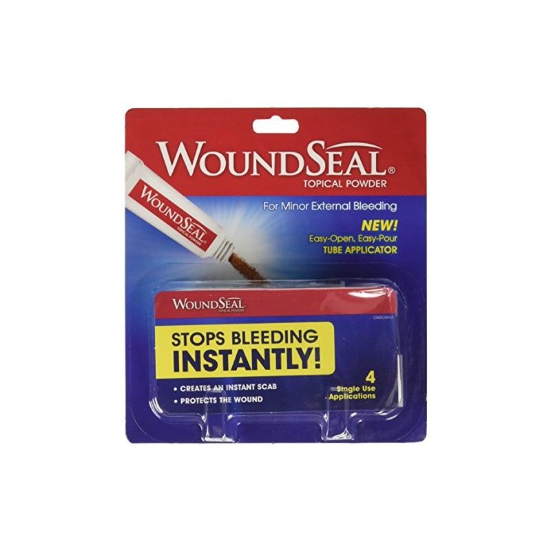 Polvo para heridas Woundseal 4 EA., paquete de de 2,
