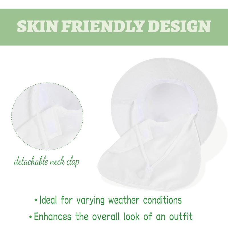 Baby Sun Hat Toddler Bucket Hats with Removable Neck Flap