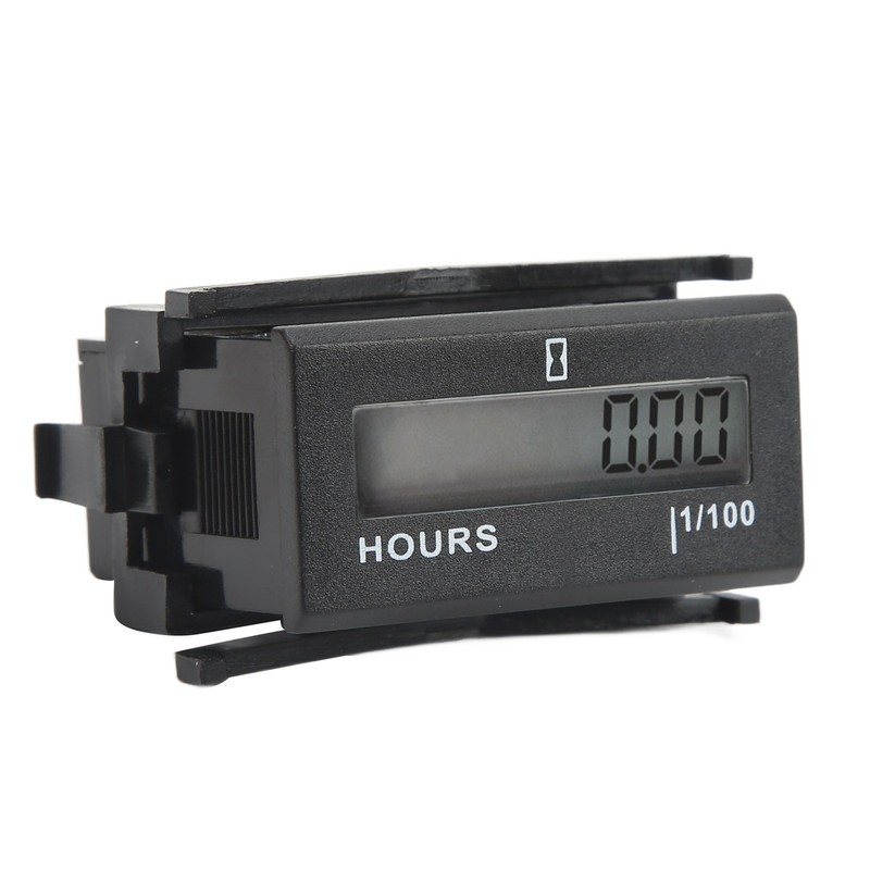 Universal Digital Tach Resettable Hour Meter IP65 Waterproof for Lawn