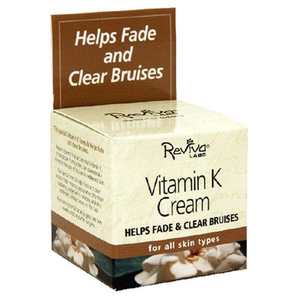 Reviva Labs Vitamin K Cream, For All Skin Types, 1.5 oz