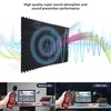 TEMGCUAM 2 Pack Sound Proof Foam Panels | 48"×24"×2" Egg