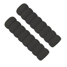 2 Stück Türklinkenpuffer, 13.5 * 2cm Türgriff Schutz, Schaumstoff Türgriffabdeckung, Wandschutz Türklinke für Zimmertüren und Wänden, Antistatische(Schwarz)