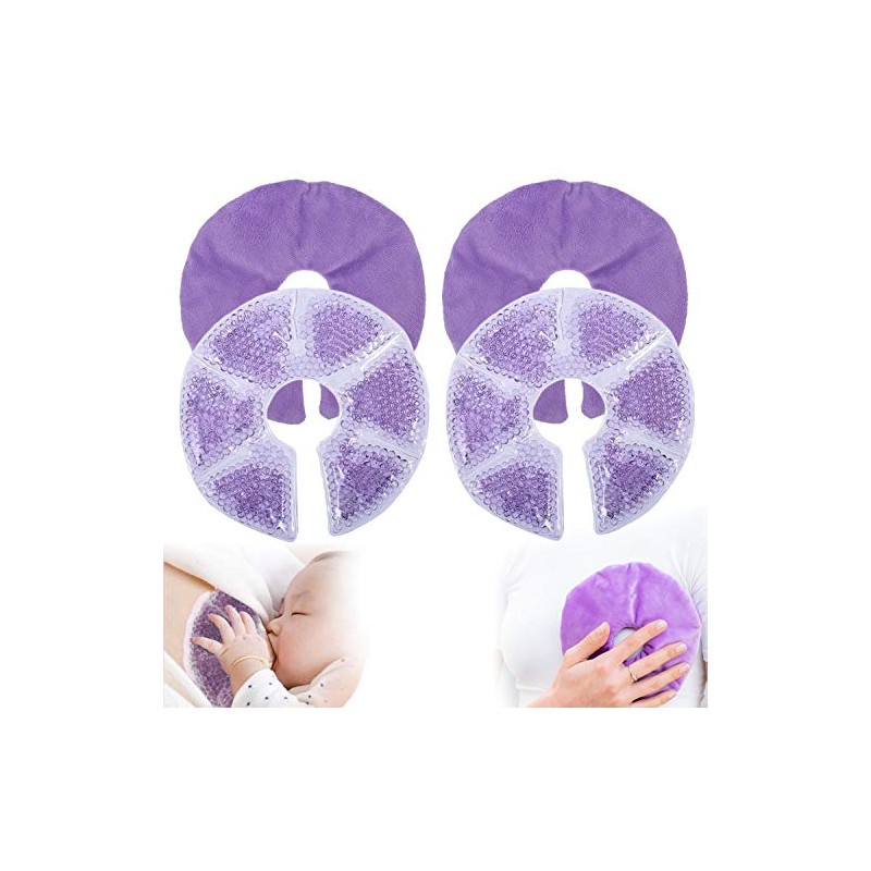 Gbrand Hot & Cold Breast Therapy Gel Pads for Nursing