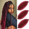 Marley Twist Braiding Hair 18 Inch 3 Packs Pre-separated Springy