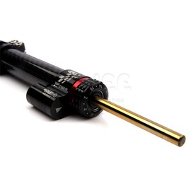 NORXI Universal Motorcycle Steering Damper, Adjustable Steering Damper Stabilizer, Linear Reversed Safety Control Aluminum Carbon Fiber (13.5"")