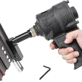 10.3mm Pneumatic Hole Puncher, Air Punch Tool for Sheet Metal, Industrial Metal Punching Gun for Steel Plates and Door/Window Frames