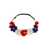 Patriotic Headband Flower Crown Floral Garland Flag Hair Wreath for
