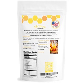 Matcha Outlet Matcha Outlet Granulated Honey Natural Sweetener Dry Honey Granules 2LBS Best For Tea Coffee Cooking and Baking