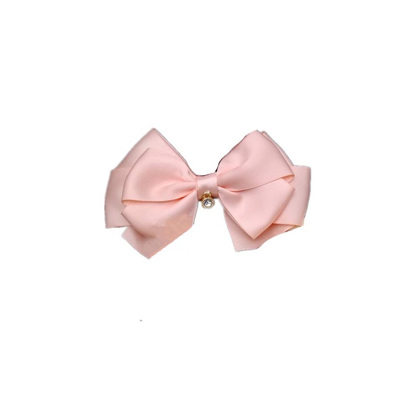 Douqu 2pc x Fashion Women Dangle Rhinestone Crystal Color Ribbon