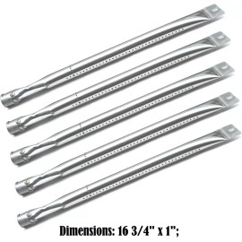 For Kenmore, For Master Forge BBQ Gas Grill Burners Replacement Kit 5Pcs For Master Forge Kenmore 16 3/4 X 1