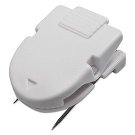 Panel Wall Clips for Fabric Panels, Standard Size, White, 20/Pack