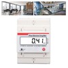 DIN Rail 3 Phase 4 Wire Energy Meter Multifunctional LCD