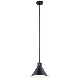 Kichler Zailey™ 9.5" 1 Light Pendant in Black