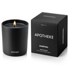 Apotheke Signature Scented Candles for Home, Charcoal - 10.5 oz
