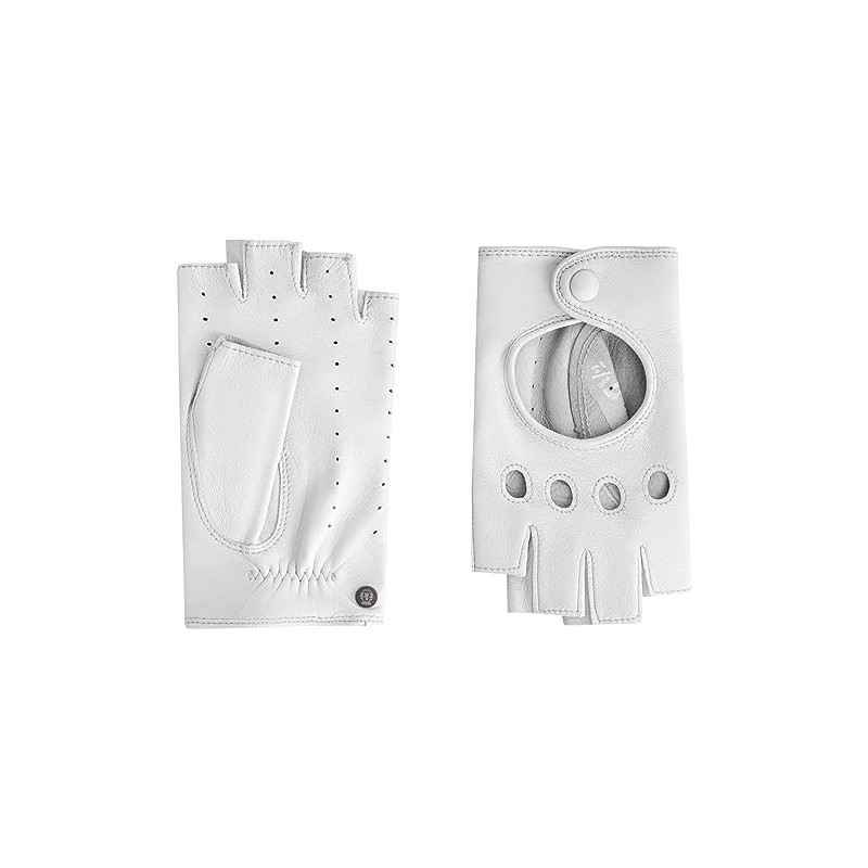 Roeckl Florence Motorist Gloves, White, 6.5, White
