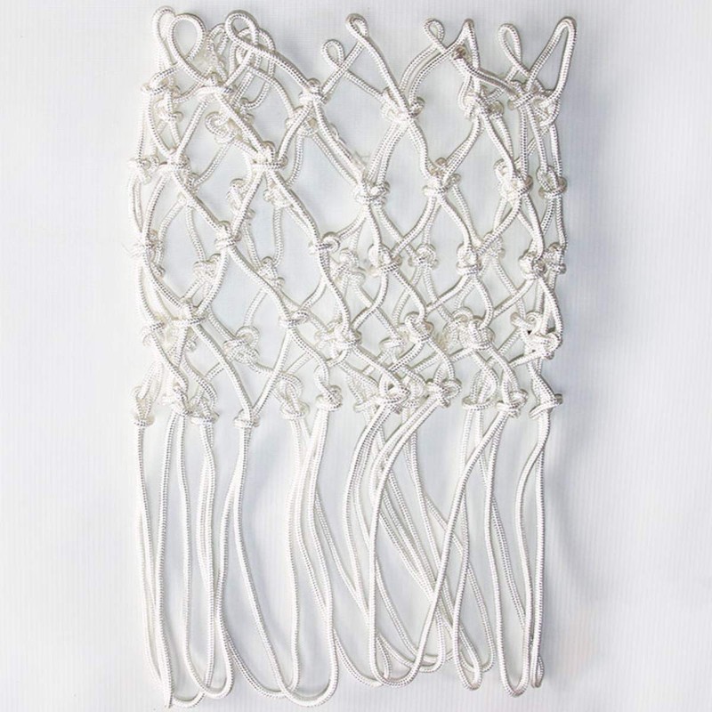 Basketball Net 1 Pack White 12 Loops Netting Replacement Thicker