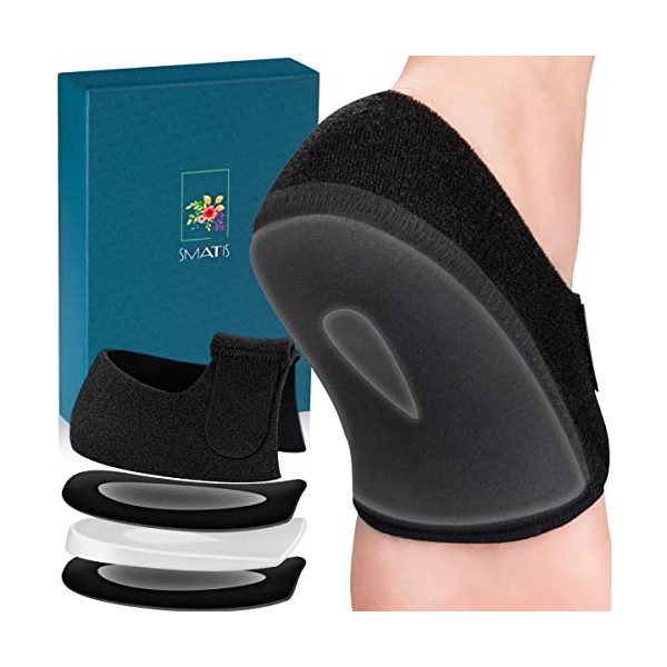SMATIS Heel Protectors for Plantar Fasciitis, 2PCS Updated Heel Cups for Feet Relieve Heel Pain(Women 6-11 + Men 6-10)