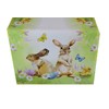 KAMACA Runner playful rabbits high-quality print motif with cute bunnies
