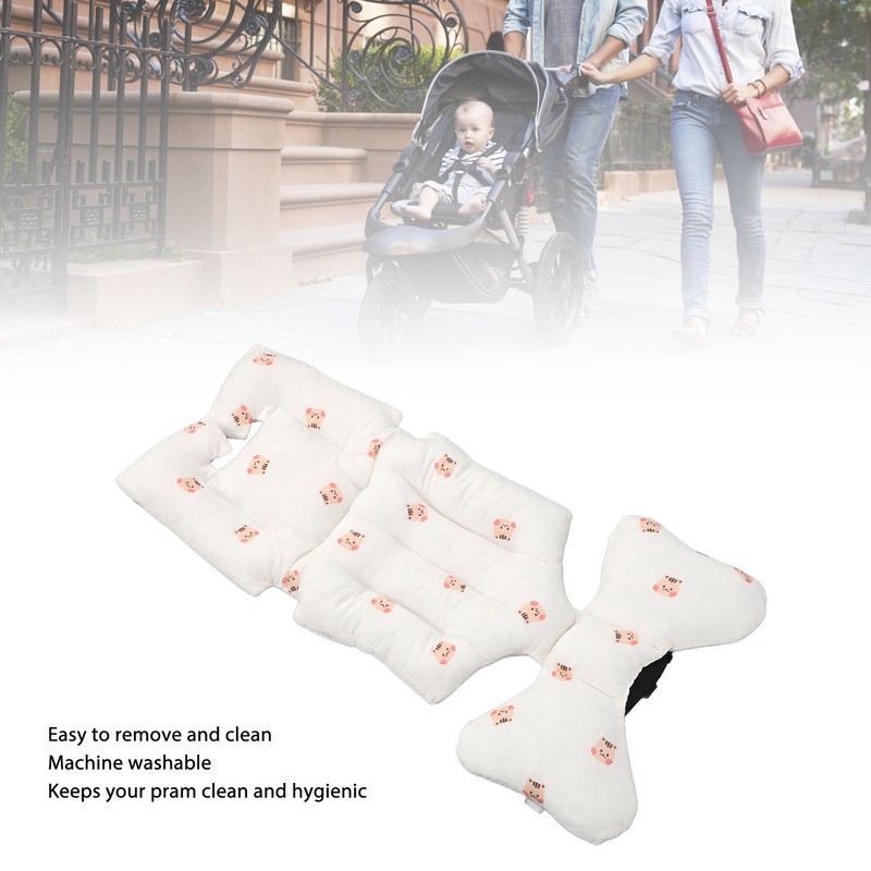 Child Stroller Seat Cushion Thicken Shockproof Breathable Warm Comfort Cushion