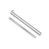 Keith Titanium Ti5633 Solid Square Handle Chopsticks with Aluminum Case
