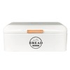 SOTECH Large White Bread Box with Lid,Farmhouse Bread Box in