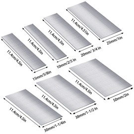 1400 Piece Brad Nails - 18 Gauge Finishing Nails for Molding, Cabinetry & Assembly - Sizes: 2/5", "5/8", "3/4", "1", "1-1/4", "1-1/2", "2 Inch