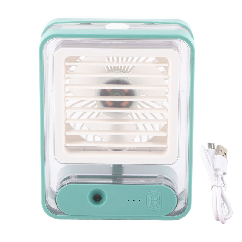 Desk Misting Fan 3 Speed USB Charging Quiet Table Water