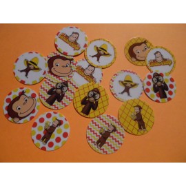 Unbranded Pre Cut One Inch Bottle Cap Images CURIOUS GEORGE Free Shipping - photo, 25 images