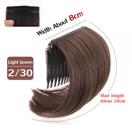 WUODHTW 2Pcs Hair Bun Invisible False Hair Clip Bump Up Comb Clip Bun Hair Fluffy Hair Pad Women Thinning Hair Accessories