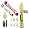 TEENGSE Valve Core Remover Installer Tool with Dual Size SAE