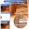 Aolamegs Clear Couch Stoppers to Prevent Sliding, 2-Pack 9" Universal