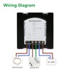 Wengart Digital Thermostat for Electric Underfloor Heating Systems WG505, Flush-Mounted