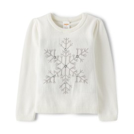 Gymboree Girls' and Toddler Long Sleeve Sweaters, ice Skate Bears, 10