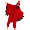 vavalad Cardinal Costume, Adult Animal Onesie with Wings, Funny Costumes