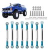 Alomejor Steering Pull Rod RC Steering Servo Pull Rod Metal