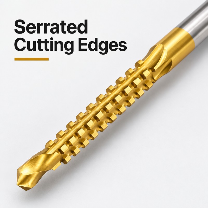 6-Piece HSS Twist Drill Bit Set, 3–8mm – High-Speed Steel