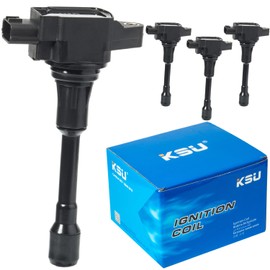 Juego de 4 bobinas de encendido para Nissan Altima de 2,5 L, Sentra, Rogue, Cube, Versa, Infiniti QX60 Hybrid, FX50, M56 – Sustituye 22448JA00A/C, C1696, UF549,22448-8H315,22448-8H310, C1398,UF350