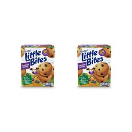 Entenmann's Little Bites Blueberry Muffins | 2 pack (10 pouches total)