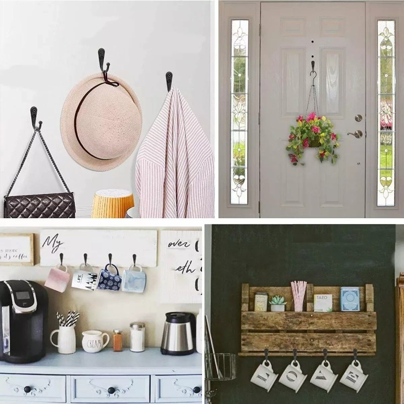 Generic Gancho Perchero Colgador Pared Organizador 50 Pcs