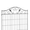 Outsunny Garden Fence Animal Barrier for Dogs, 4 Pack, 44