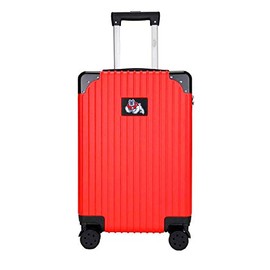 Denco 21-inch Two-Toned Hardside Carry-On Luggage Spinner, Red