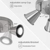 SEEBLEN 3-Light Industrial Directional Track Lighting with Pull Chain On/Off,