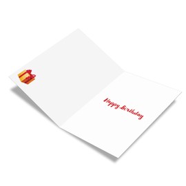 NobleWorks - 1 Happy Birthday Card with Funny Animals - Wildlife and Pet Humor, Fun Birthday Celebration Notecard - Otterly Awesome E C6574EBDG